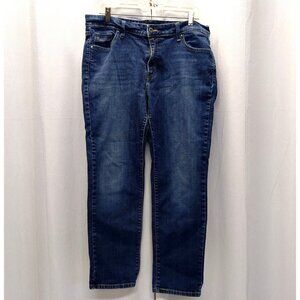 Levi's The Original Jeans Womens 16S/C Mid-Rise Skinny Denim Red Tag Embroidered